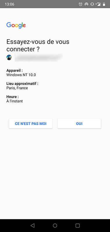 Google 2FA invite mobile