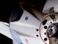 L'arrivée de la capsule vers l'ISS. // Source : Capture d'écran YouTube Nasa