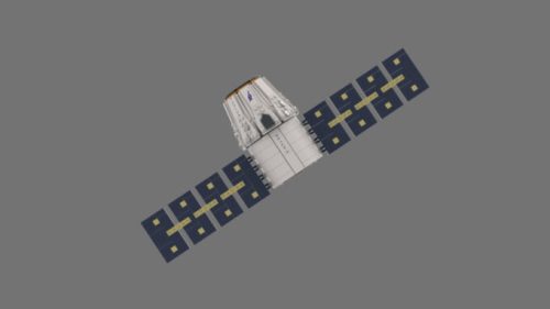 Le projet de capsule SpaceX Dragon 1 en Lego. // Source : Lego Ideas/BooCrackers12