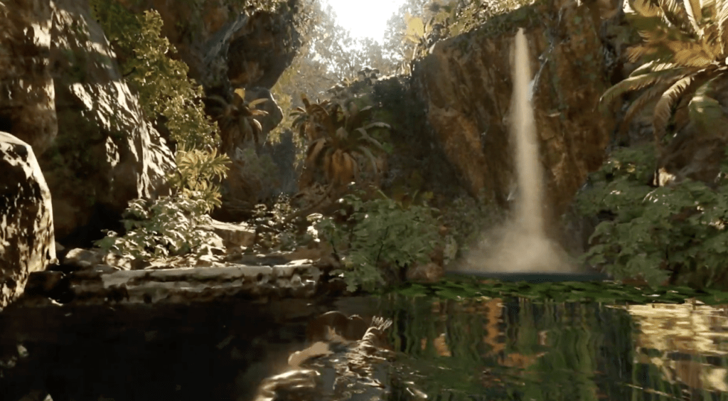 Tomb Raider sur Apple Silicon // Source : Apple Tomb Raider sur Apple Silicon // Source : Apple