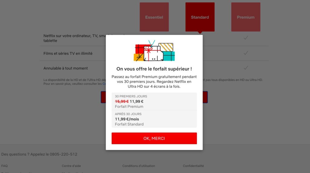 Capture de l'interface Netflix du 30 juin 2020 Capture de l'interface Netflix du 30 juin 2020