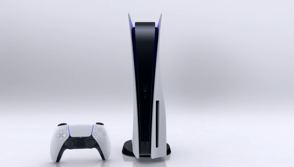 La PS5 à la verticale // Source : Sony La PS5 à la verticale // Source : Sony