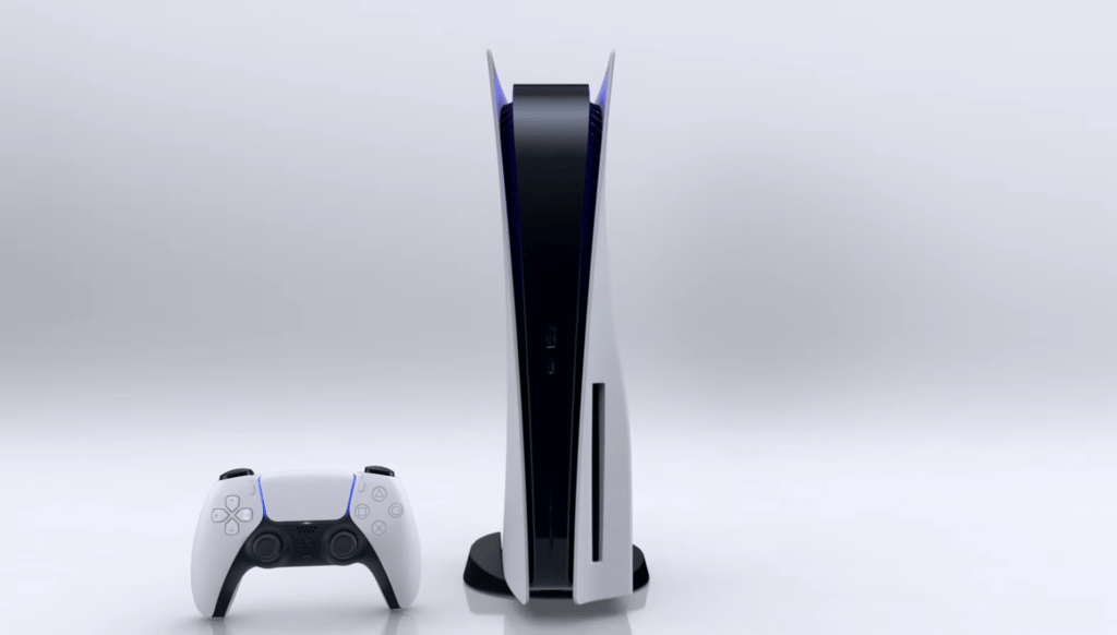 La PS5 à la verticale // Source : Sony