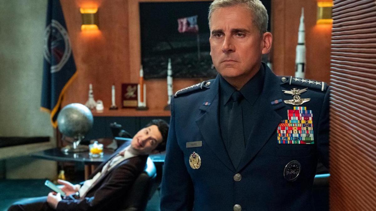 Steve Carell dans Space Force // Source : Netflix