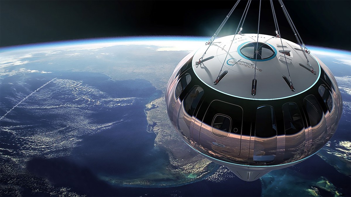 Space Perspective capsule ballon stratosphérique // Source : Space Perspective