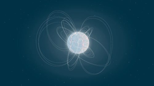 Vue d'artiste d'une étoile à neutrons. // Source : ESA