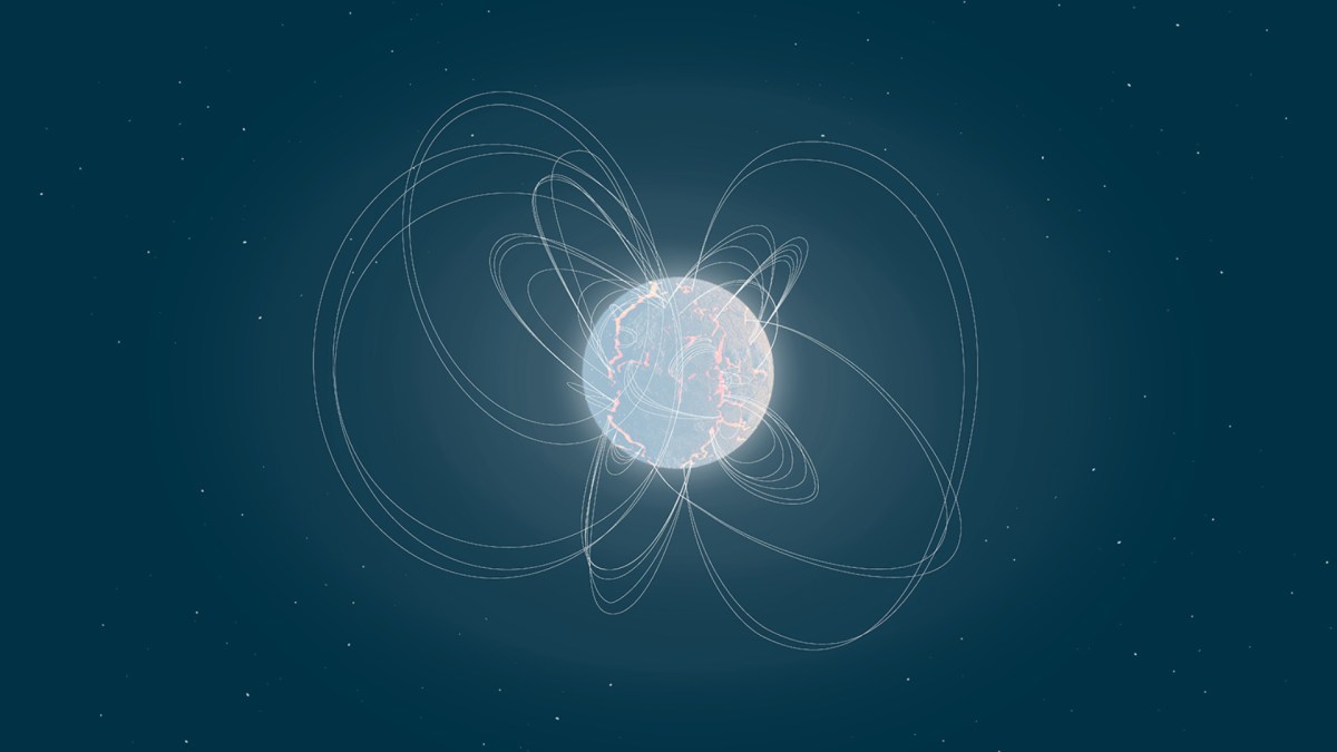 Vue d'artiste d'une étoile à neutrons. // Source : ESA