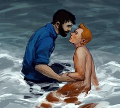 Pour beaucoup d'interanutes, il y a une vraie tension homoérotique dans entre Tintin et le Capitaine Haddock