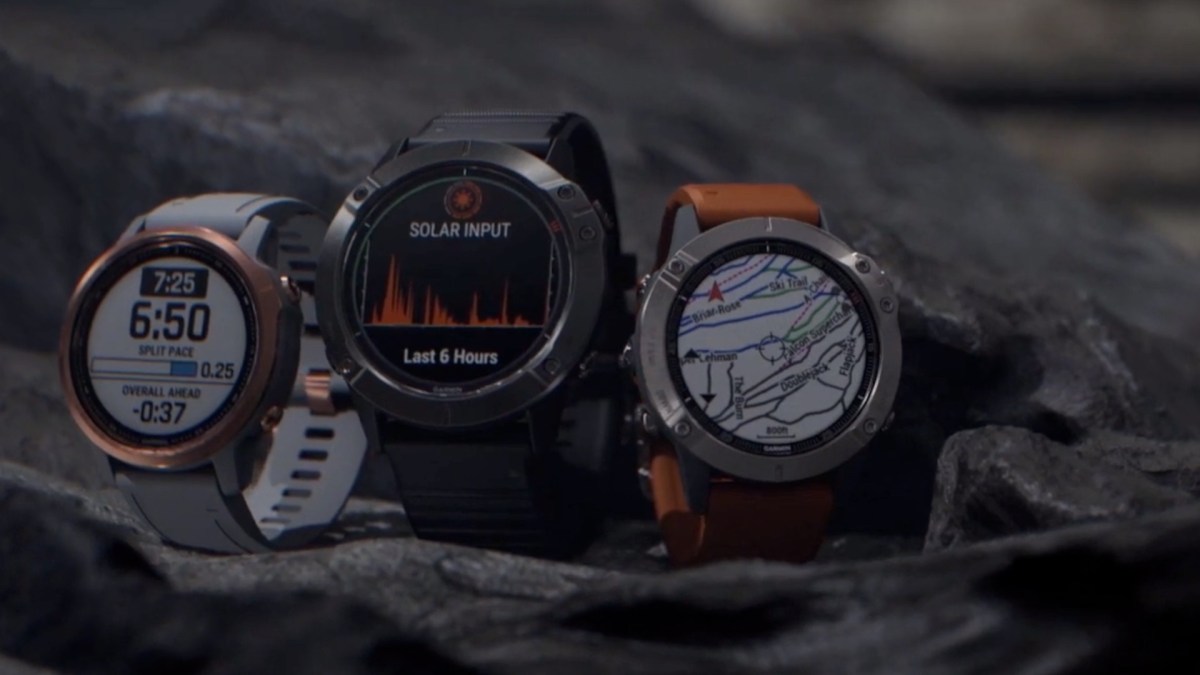 Pendant la cyberattaque, les smartwatch Garmin Fénix 6 ne fonctionnaient pas correctement. // Source : YouTube/Garmin