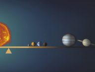 Vue du système solaire. // Source : Tonia Klein/NANOGrav Physics Frontier Center (image recadrée)