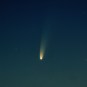 La comète C/2020 F3 NEOWISE. // Source : Flickr/CC/Hypatia Alexandria (photo recadrée)
