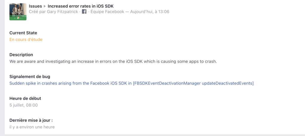 Facebook pour les développeurs // Source : Facebook Facebook pour les développeurs // Source : Facebook