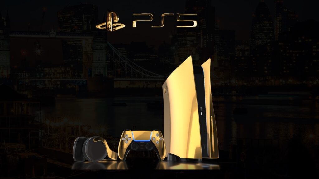 PS5 en or 24 carats // Source : Truly Exquisite 