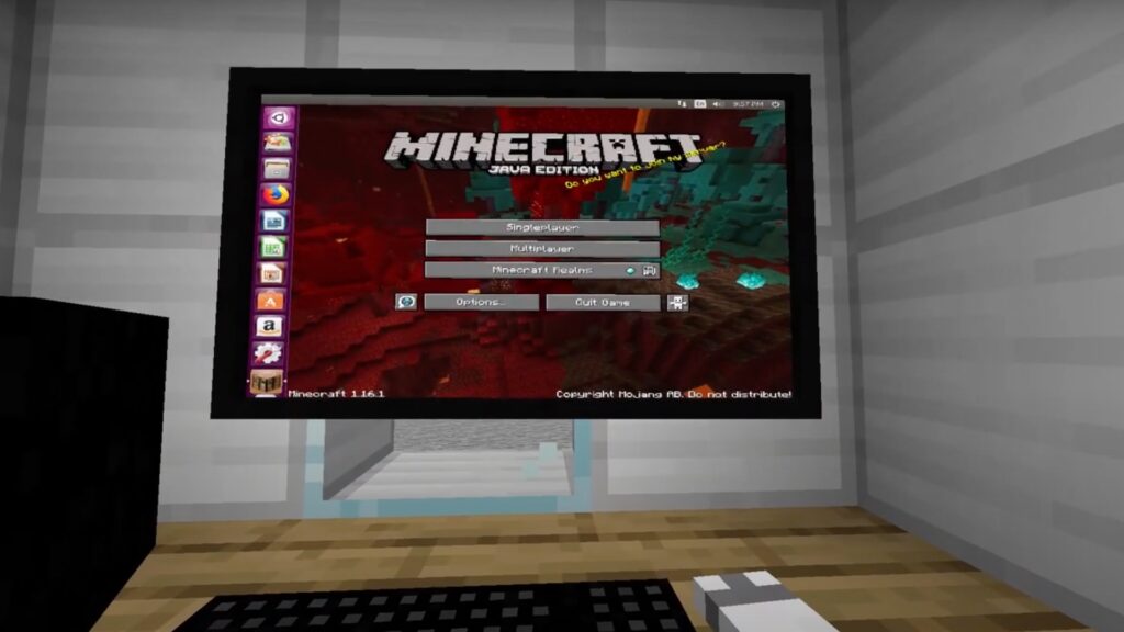 Minecraft dans Minecraft // Source : YouTube