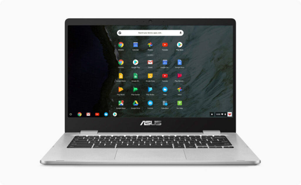 Un Chromebook Asus sous ChromeOS. // Source : Asus Un Chromebook Asus sous ChromeOS. // Source : Asus