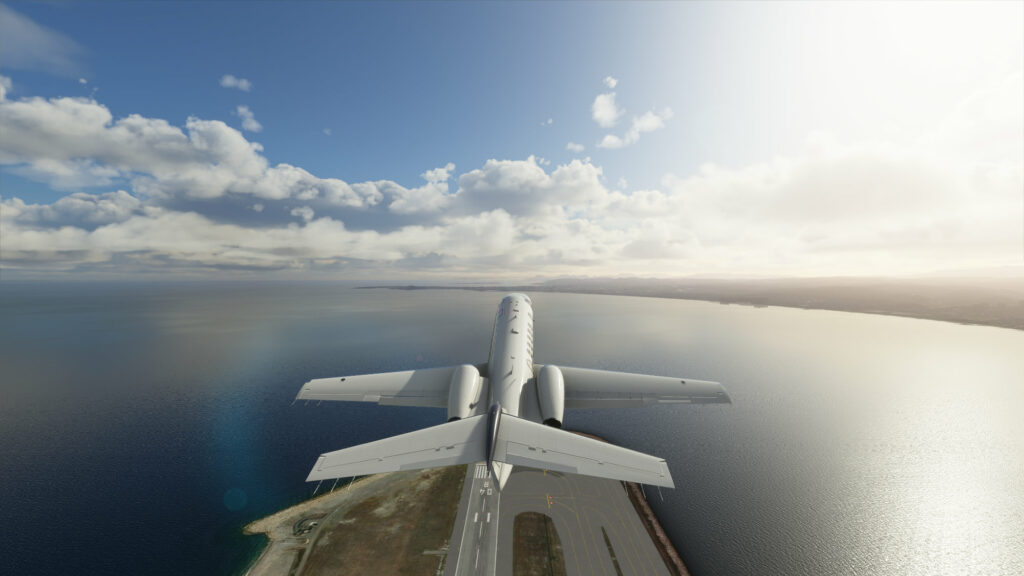 Flight Simulator 2020 sur PC // Source : Capture d'écran Numerama