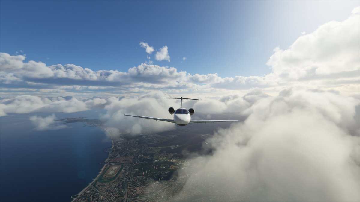 Flight Simulator 2020 sur PC // Source : Capture d'écran Numerama