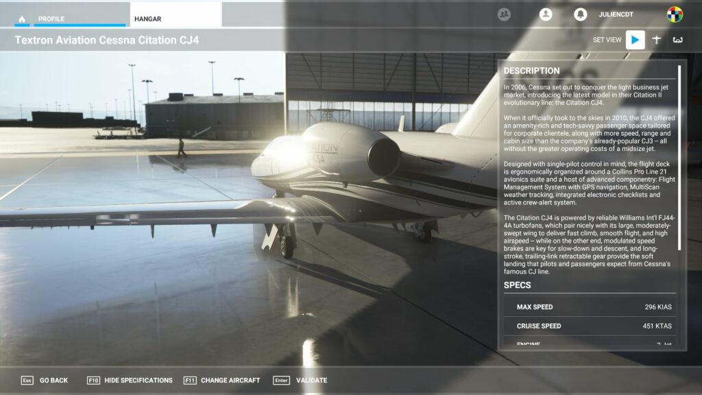 Les infos sur les avions // Source : Capture d'écran Numerama