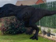 Les dinosaures Google en réalité augmentée // Source : Maxime Claudel pour Numerama
