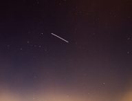 Passage de l'ISS dans le ciel. // Source : Clement Larrive
