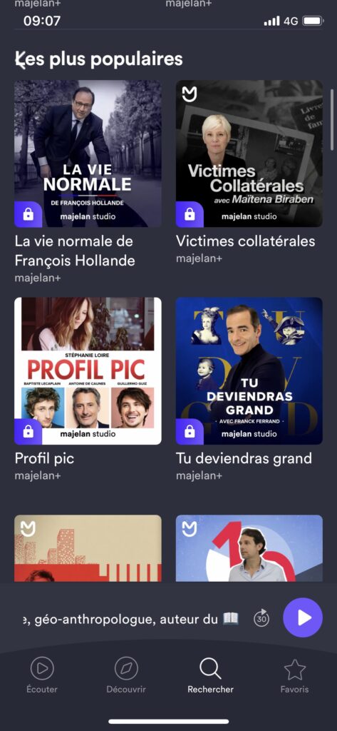 Nouveau Majelan sur iOS