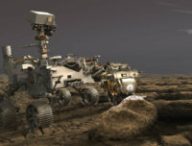 Vue d'artiste du rover Perseverance sur Mars. // Source : NASA/JPL-Caltech