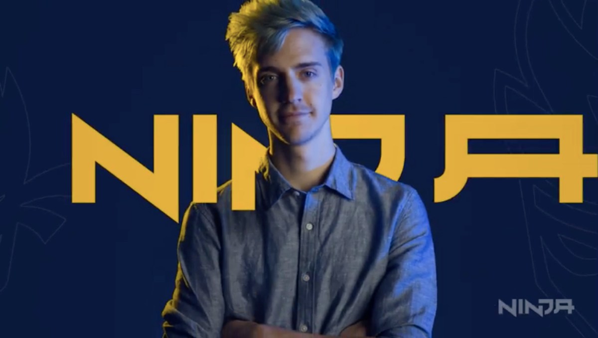 Capture d'écran de Ninja sur YouTube le 8 juillet 2020