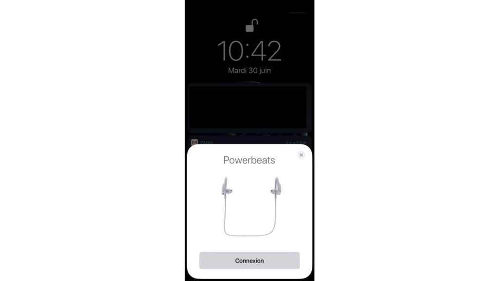Configuration des Powerbeats (iOS)  // Source : Maxime Claudel pour Numerama