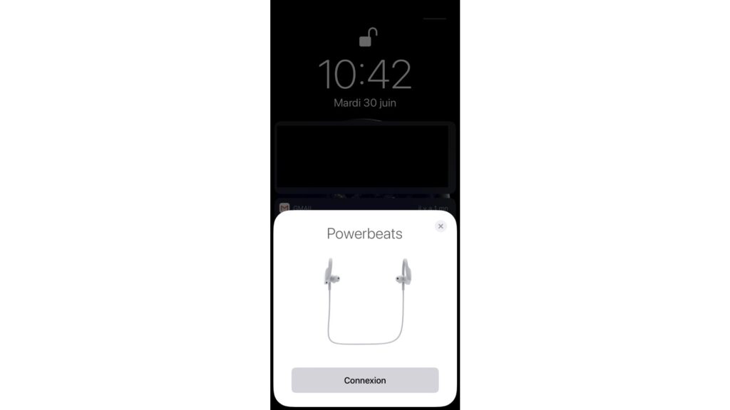 Configuration des Powerbeats (iOS) // Source : Maxime Claudel pour Numerama Configuration des Powerbeats (iOS) // Source : Maxime Claudel pour Numerama