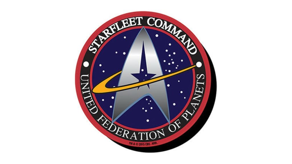 L'une des versions du logo de Starfleet dans Star Trek;