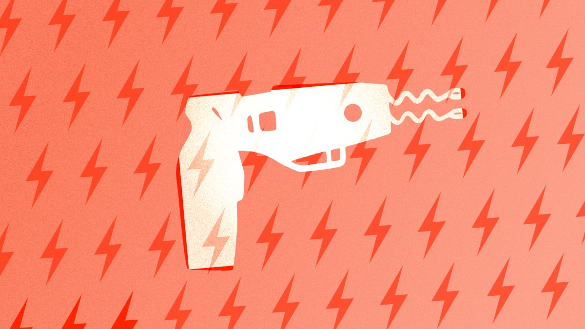 Un taser // Source : Illustration Claire Braikeh