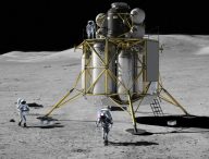 Les atterrisseurs lunaires permettent de déposer les astronautes sur la Lune. // Source : Nasa