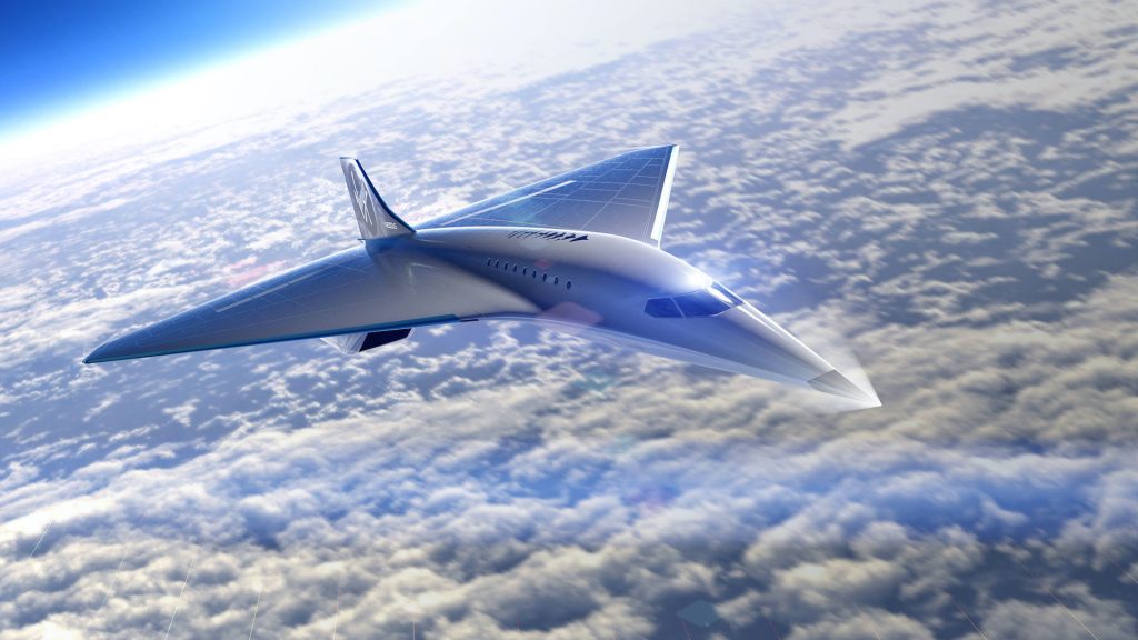 Avion supersonique de Virgin Galactic // Source : Virgin Galactic