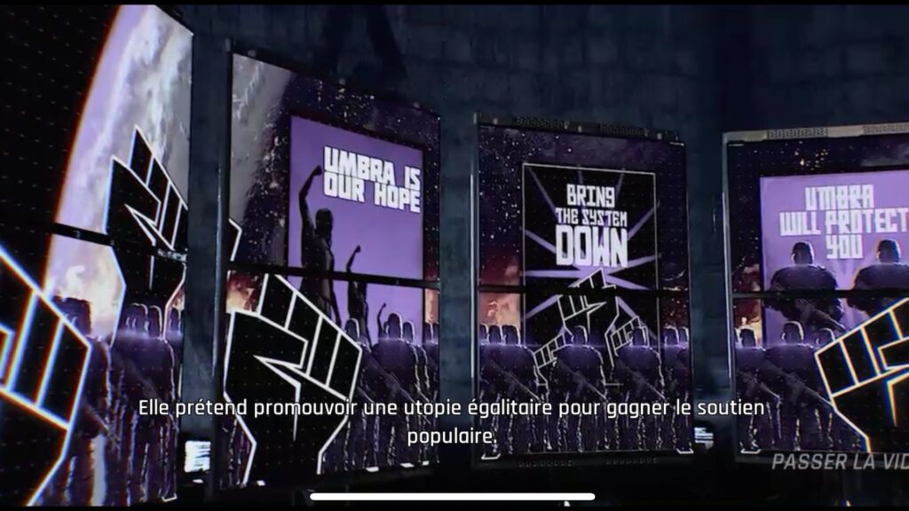 Poing levé dans le jeu vidéo Elite Squad // Source : Capture d'écran iOS Poing levé dans le jeu vidéo Elite Squad // Source : Capture d'écran iOS
