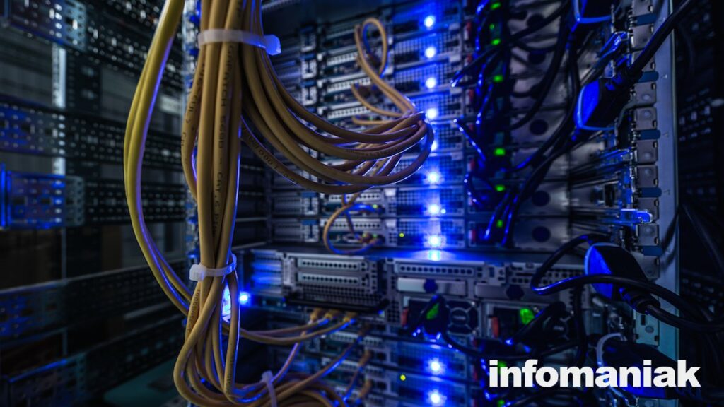 Les data center d'Infomaniak sont situés en Europe. // Source : Infomaniak