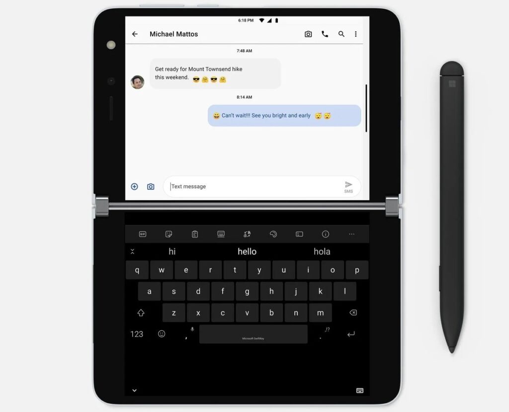 Le Surface Duo // Source : Microsoft Le Surface Duo // Source : Microsoft