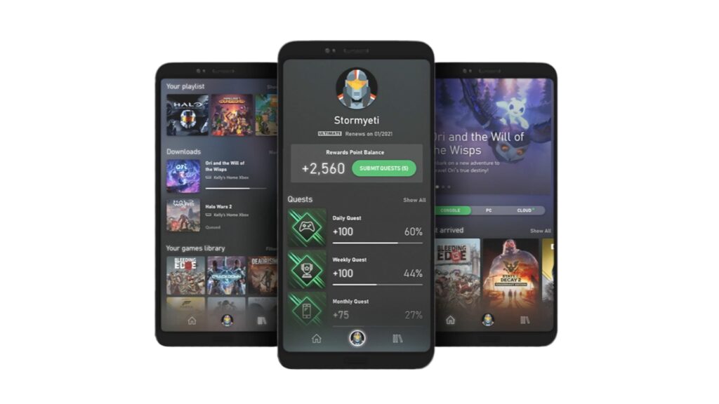Application Xbox Game Pass // Source : Microsoft Application Xbox Game Pass // Source : Microsoft