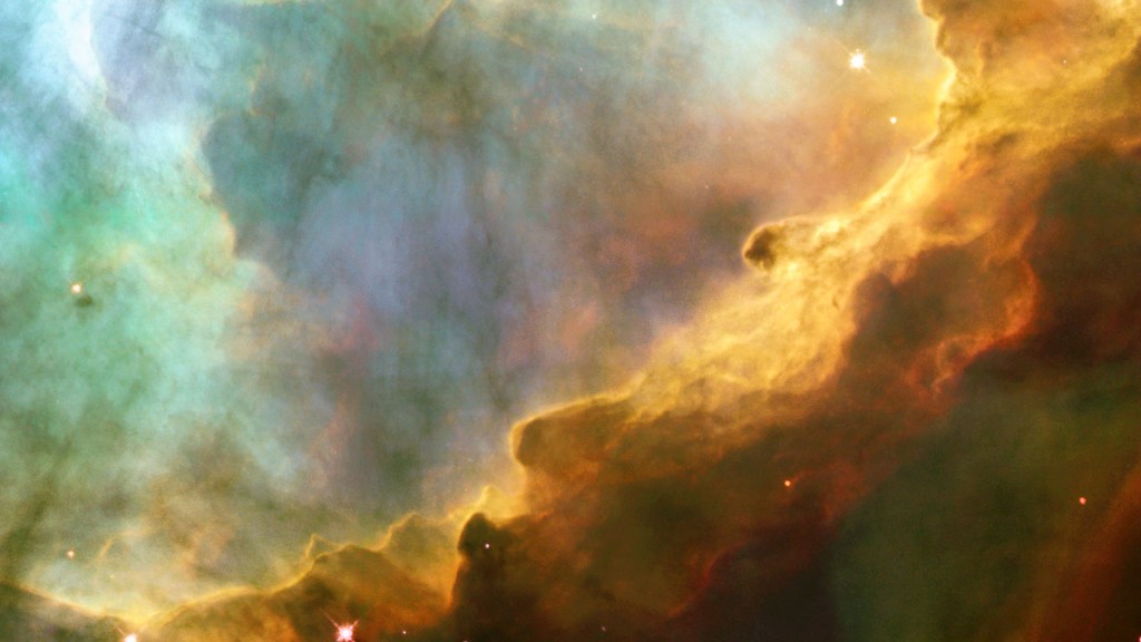 La Nébuleuse M17, prise par Hubble. // Source : NASA, ESA and J. Hester (ASU)
