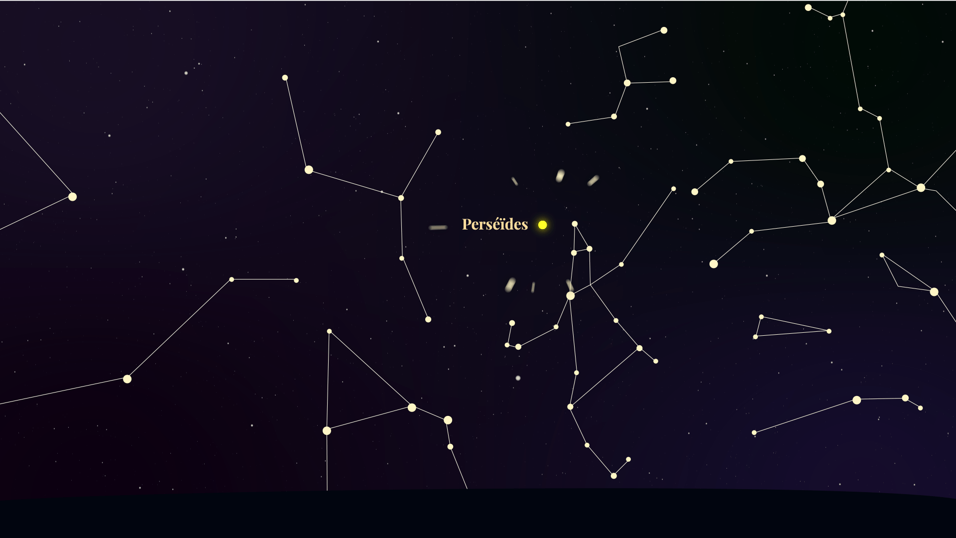 Le radiant des Perséides. // Source : Nino Barbey pour Numerama