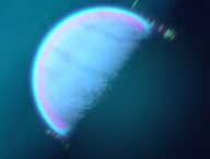 Représentation de l'hypothétique Planète Neuf. // Source : Capture d'écran YouTube V101 Science