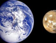 La Terre et Mars. // Source : Wikimedia/CC/JPL/NASA (photo recadrée)