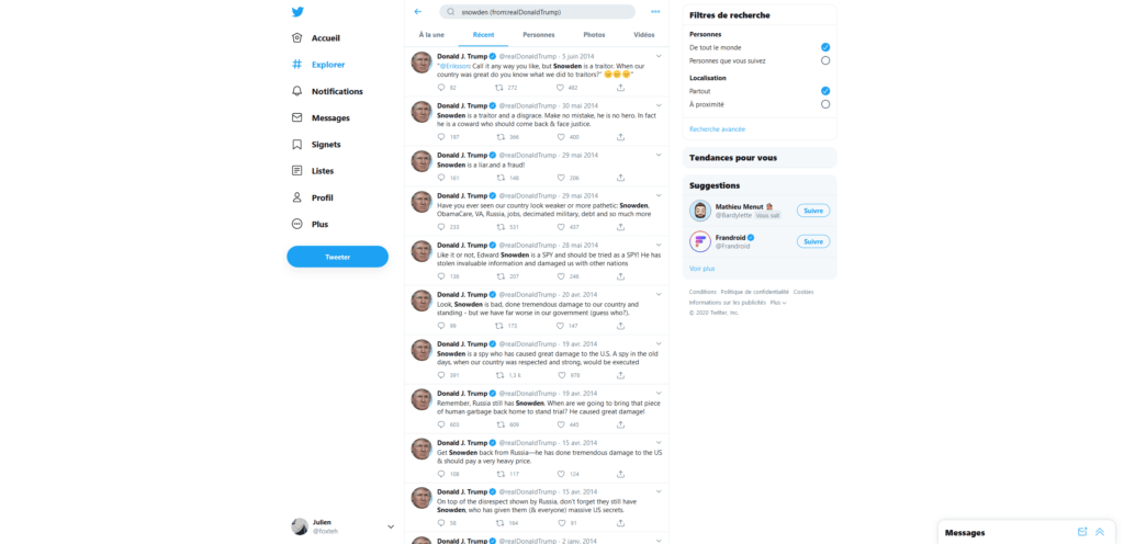 Trump Snowden Trump Snowden