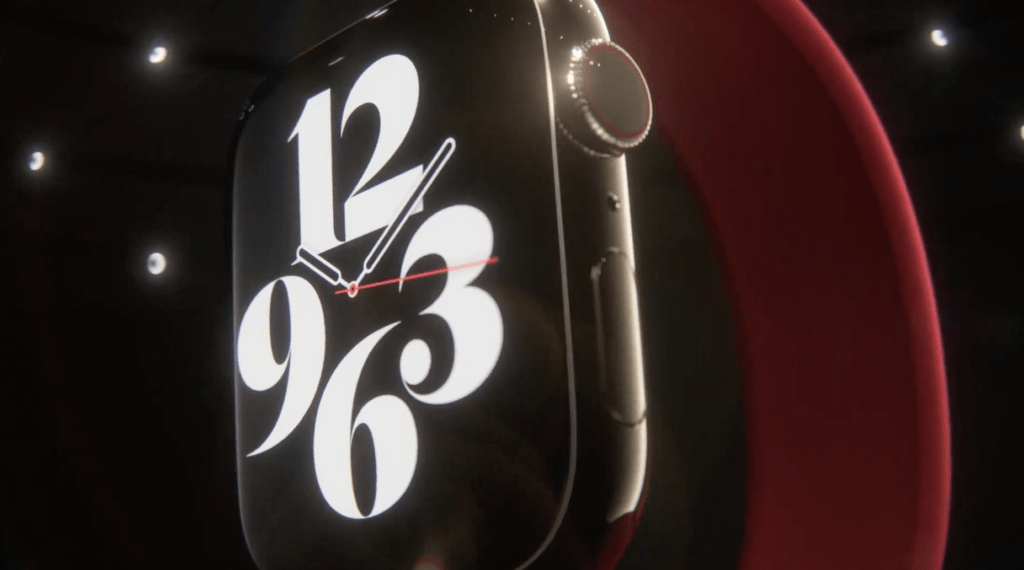 Apple Watch Series 6 // Source : Capture d'écran Numerama Apple Watch Series 6 // Source : Capture d'écran Numerama