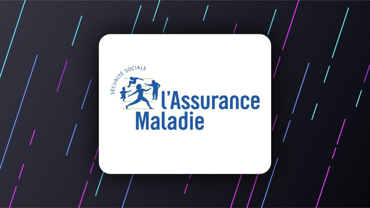 Le logo de l'Assurance maladie // Source : Montage Cyberguerre