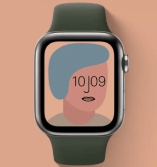 Les Watch Faces de l'Apple Watch Series 6 // Source : Capture d'écran Numerama