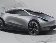 Petite voiture Tesla // Source : Tesla