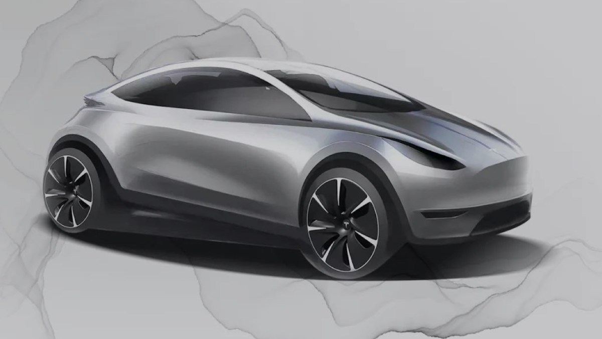 Petite voiture Tesla // Source : Tesla