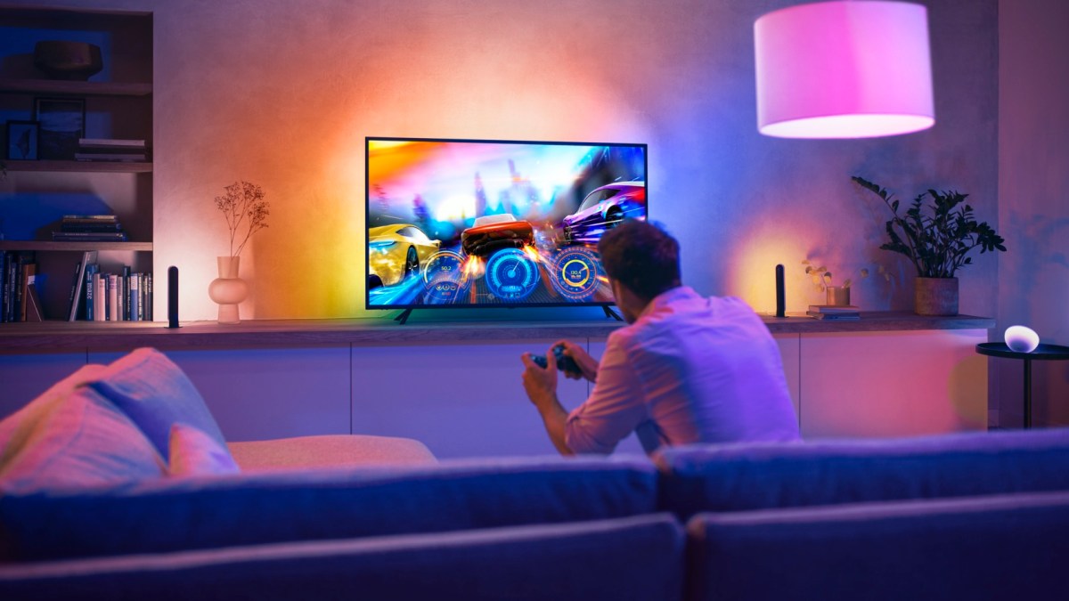 Philips Hue Play en mode gaming // Source : Signify