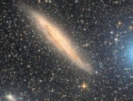 La galaxie NGC 4945. // Source : Flickr/CC/Giuseppe Donatiello (photo recadrée)