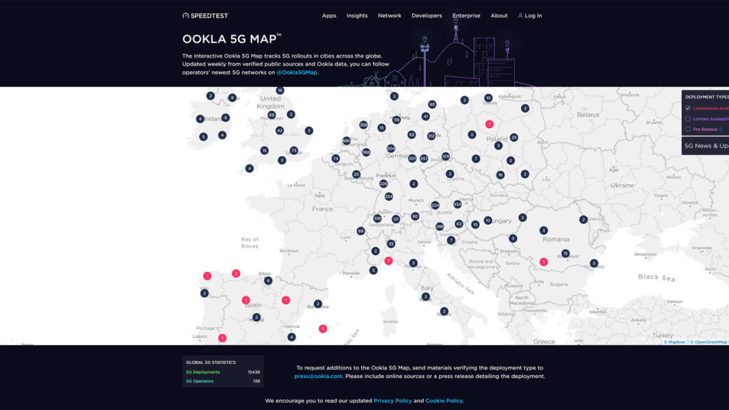 Ookla 5G Map Ookla 5G Map